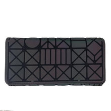 baobao geometry women luminous long clutch wallet Diamond lattice standard wallets baobao long purse hologram bao bao hand bag