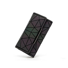baobao geometry women luminous long clutch wallet Diamond lattice standard wallets baobao long purse hologram bao bao hand bag