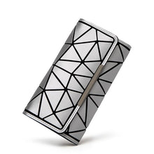 bao bao wallet ladies cards bag fashion Geometric women bags Noctilucent luminous baobao purse long design female Clutch