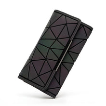bao bao wallet ladies cards bag fashion Geometric women bags Noctilucent luminous baobao purse long design female Clutch