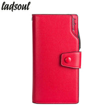 LADSOUL Fashion Women Wallet Coin Money Bag Long Design Women Purse Famous Brand Credit Card Holder Carteir Women Purse