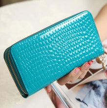 High Quality Black Purse Women Leather Purses Wallets Luxury Brand Wallet Double Zipper Day Clutch Coin Card Bag