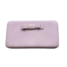 Purse bow wallet female famous brand card holders cellphone pocket PU leather women money bag clutch women wallet