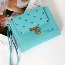 Popular Love Heart Women Wallet Delicate Lady Purse New Design Female Clutch Multicolor Card Holders Fresh Girl Change Purse