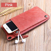 Wallet New Fashion Wallet Women Genuine Leather Wallet Brand Women Purse Long Purse Coin Purse Phone Pocket For iPhone7S