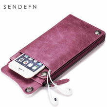 Wallet New Fashion Wallet Women Genuine Leather Wallet Brand Women Purse Long Purse Coin Purse Phone Pocket For iPhone7S