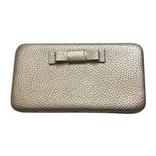 Purse bow wallet female famous brand card holders cellphone pocket PU leather women money bag clutch women wallet