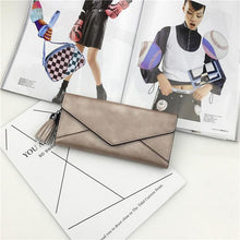 Fashion Tassel Women Wallets Lock Female Standard Women Purse Ladies Clutch Women Wallet Purse Clutch