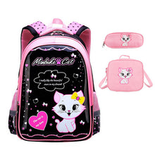 Sweet Cat Girl's School Bags Cartoon Pattern Kid Backpack Children School Backpack Girl Bag
