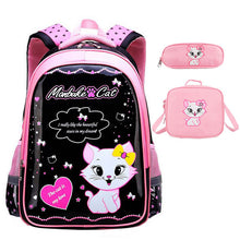 Sweet Cat Girl's School Bags Cartoon Pattern Kid Backpack Children School Backpack Girl Bag