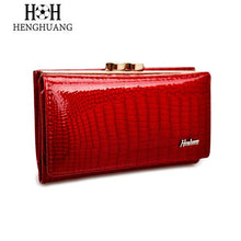 HH Women Wallet Genuine Leather High Quality Hasp Coin Purse 100% Cowhide  Fashion Female Clutch Purses Card Holder Wallets
