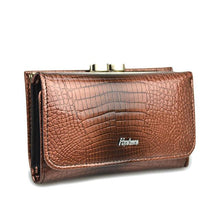 HH Women Wallet Genuine Leather High Quality Hasp Coin Purse 100% Cowhide  Fashion Female Clutch Purses Card Holder Wallets