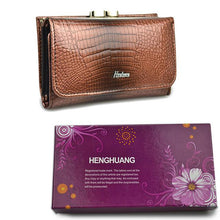 HH Women Wallet Genuine Leather High Quality Hasp Coin Purse 100% Cowhide  Fashion Female Clutch Purses Card Holder Wallets