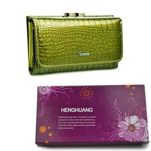 HH Women Wallet Genuine Leather High Quality Hasp Coin Purse 100% Cowhide  Fashion Female Clutch Purses Card Holder Wallets